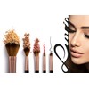 Pinselset Make-Up Luvia, Travel Set Espresso, 5 Kosmetikpinsel Inkl. Schminkpinsel