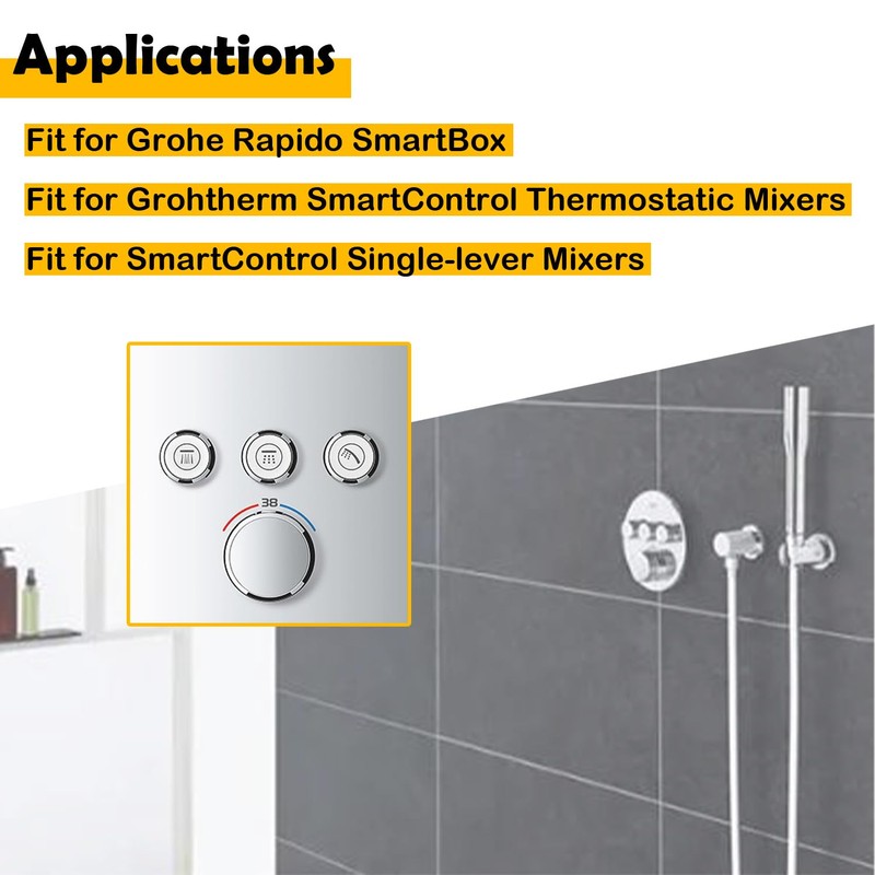 Etersec Universal Shower Valve Extension Kit Compatible with Grohe 14048000,