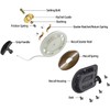 JMCHstore Pull Start Recoil Starter Assembly for Massimo Moto Baja