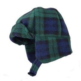 BRAW CLANS TARTANS Fleece Baby Hat - Scottish Tartan Design - Black Watch - Winter, Christmas, New Year & Birthday - Boy's or Girl's Gift - Age 12-18 Months
