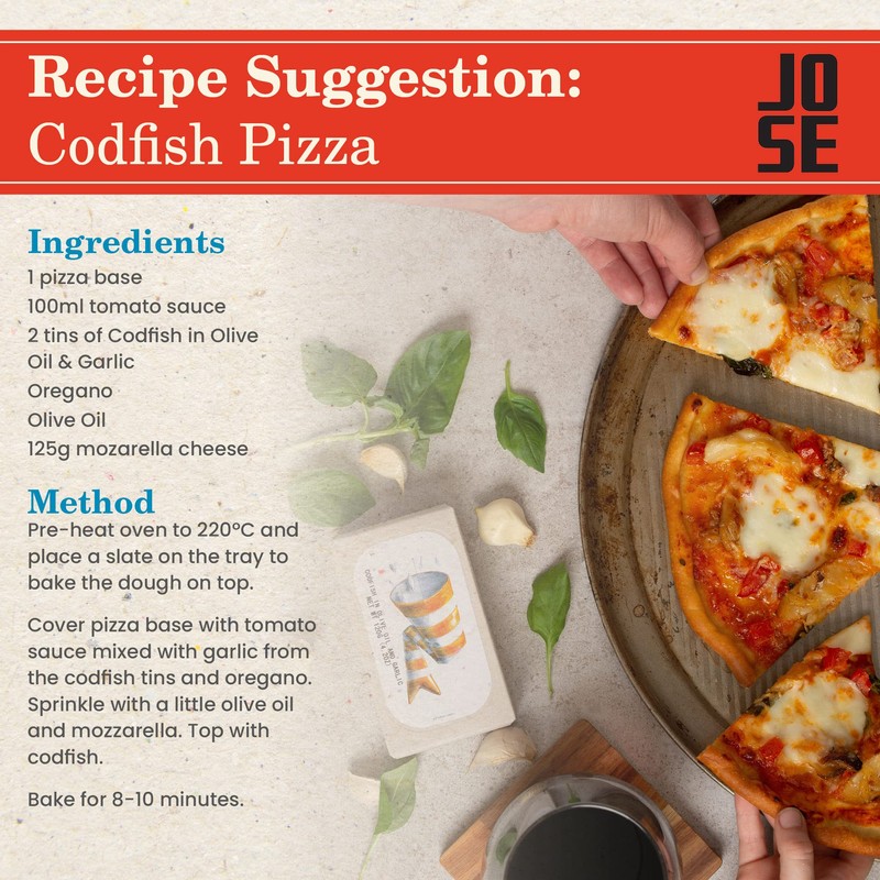 Codfish in Olive Oil and Garlic by Jose Gourmet, Wild
