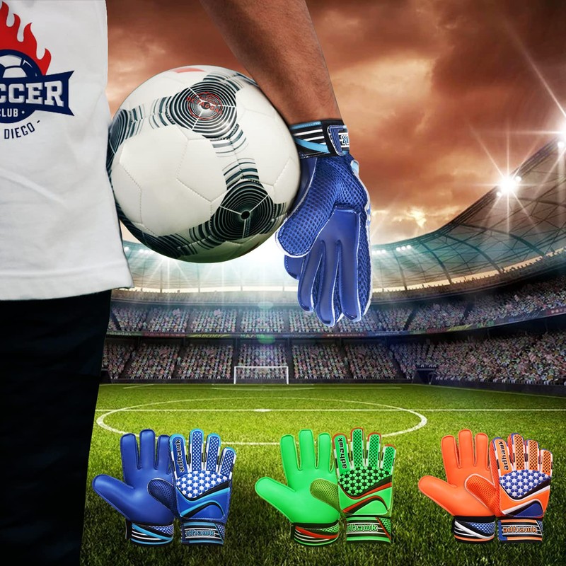 Adhawk Goalkeeper Gloves for Kids & Adult, Football Training Goalie