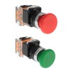 Momentary Push Button Switch Emergency Stop Button 1 Pack Spring