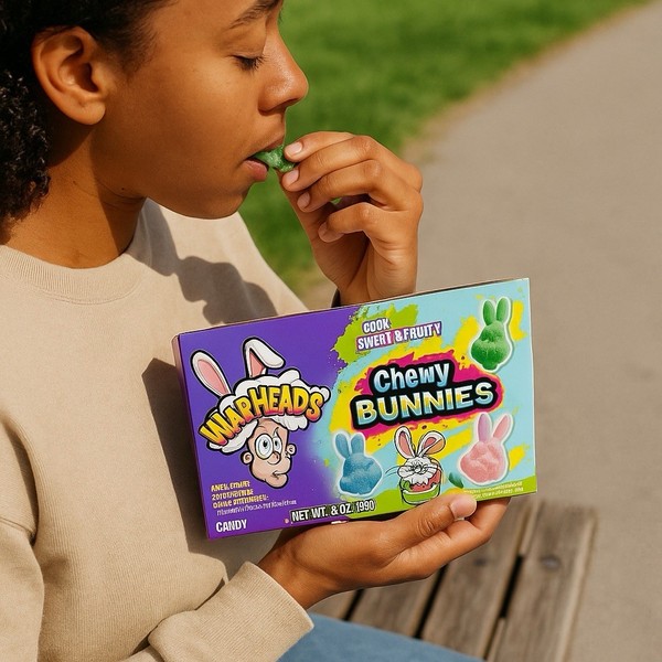 Warheads 2 Pack of Warheads Chewy Bunnies 3 oz Boxes