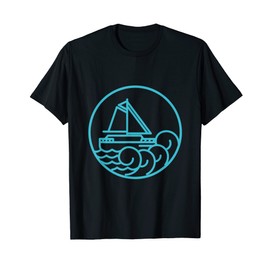 Floating Paper Boat On Water Toy Paper Boat T-Shirt