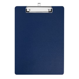 Asusee Binder A4 Clipboard Clip File Ticket Binder Retractable Hook Portable Convenient for Students Teachers Nurses Office Workers Long 12.5cm Width 22.5cm (Dark Blue)
