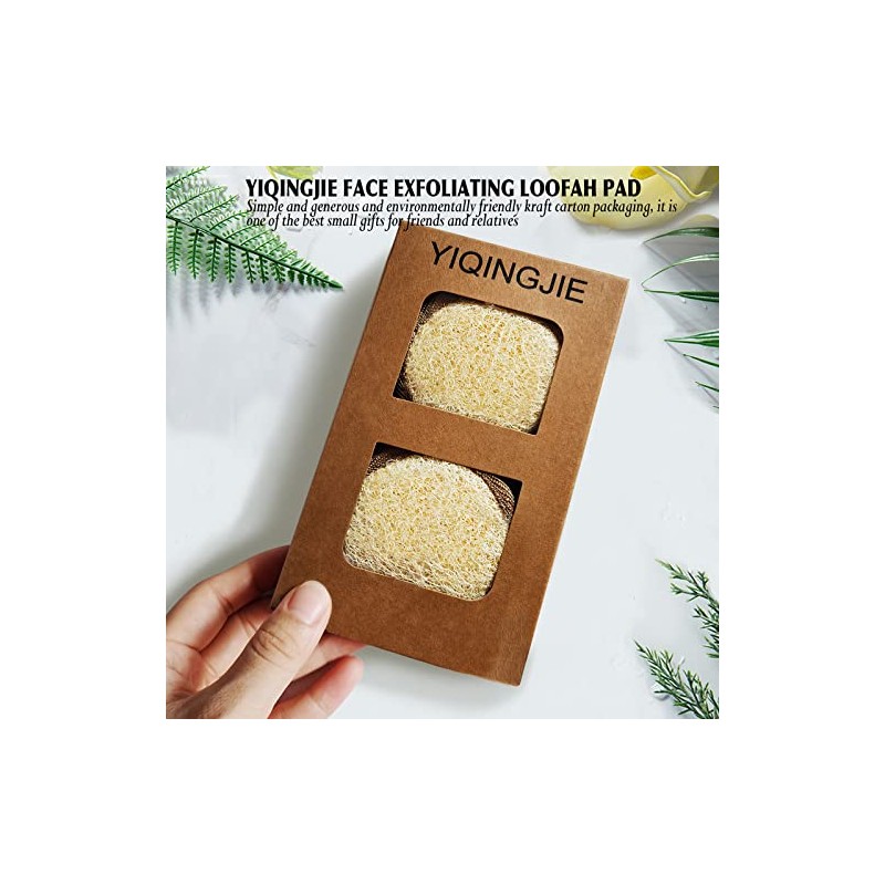 Esponja exfoliante para la cara, esponja de lufa, suave y
