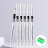 6Pcs wooden hard-core eyebrow pencils, eyebrow and eyeliner pencils, waterproof