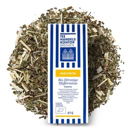 High Quality Loose Organic Herbal Tea with Refreshing Peppermint Tea with Sparkling Lemongrass | Organic Lemon Peppermint | 40 g Tea Loose Lemon | TEE HANDELSKONTOR BREMEN