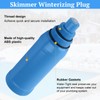 OJP Pool Skimmer Plug, Skimmer Winterization Plug for 1-1/2" &
