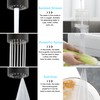 CREA Kitchen Tap Multi Function Pull Out Sprayer, 1/2'' ABS,