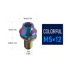 M5x12mm Titanium Bolts with Washers MTB Bike Bicycle Water Bottle