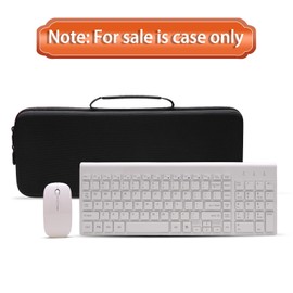 LTGEM Hard Case Compatible with TopMate Wireless Keyboard and Mouse Ultra Slim Combo - Travel Protective Carrying Storage Bag