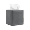 Tissue Box Cover, Reusable Fabric Tissue Holder, Square Canvas Tissue