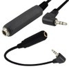 AKNPMHT 6.35MM Mono Standard Plug Female to 3.5mm Stereo Mini