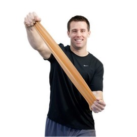 FEI 10-6317 Sup-R Latex Free Exercise Band Roll, XXX-Heavy, 6 yd. Length, Gold