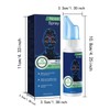 3Pcs Nasal Spray 18ml Gentle Fine Mist Allergy Relief Nose