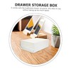 Operitacx Collapsible Stackable Storage Box Drawer Box for Office Supply