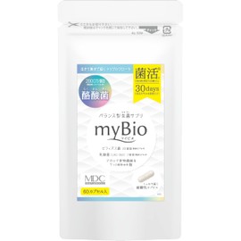 MDC Metabolic Mybio Lactobacillus Rakuchin Supplement (30 Servings 60 Capsules), Probiotics, Lactobacillus Bifidobacterium (Acid Resistant Capsules) myBio