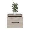 Tuhome Boa Floating Nightstand, Wall-Mounted Single Drawer Design with Handle-