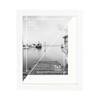 Clay Roberts Photo Picture Frame 8x10, White, Freestanding and Wall