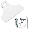 SPARES2GO Door Handle Lever Latch Kit for Zanussi Washing Machines