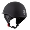 Milwaukee Helmets MPH9718DOT Dot Approved Matte Black 'Momentum' Half Face