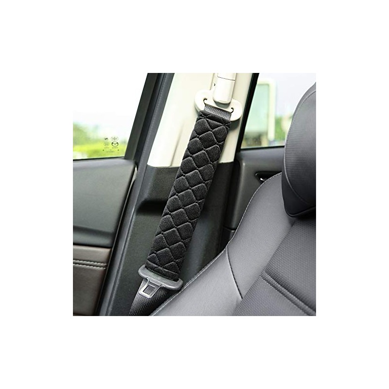 Tatuo 4 Pack Extra Long Seat Belt Covers for Comfort