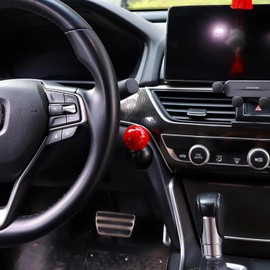 UOPR Car One Touch Start Lever,Push Start Button Cover,Car Engine Start Stop Button Control Lever,Car One Touch Start Button Starter Cover (Red)