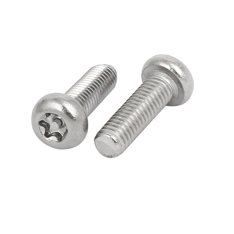 Sourcingmap M5 x 16mm 304 Stainless Steel Torx Security Pan