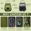 FUN ESSENTIALS Solar Shower Tent Kit, 2 Pcs, Instant Pop