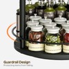 YATINEY 3-Tier Lazy Susan Organizer, Rotating Spice Rack, Spinning Organizer,