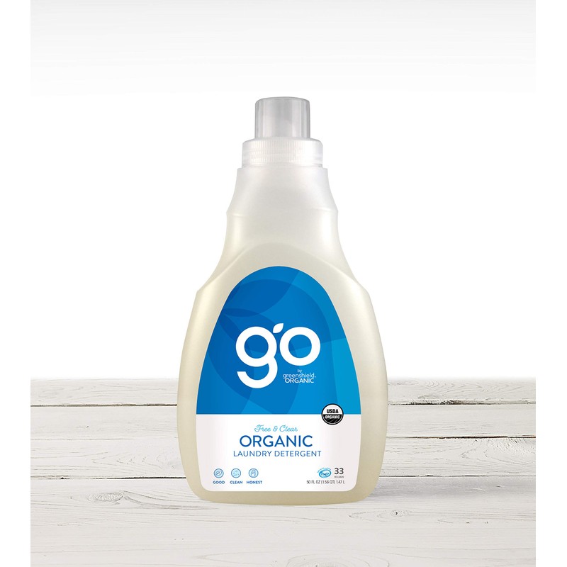 GreenShield Organic USDA Certified Organic Laundry Detergent, Free and Clear,