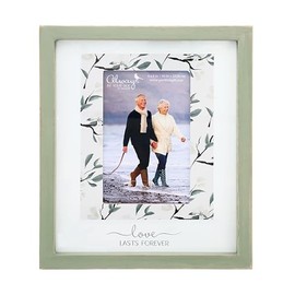 Pavilion - Love Lasts Forever - 4" x 6" Vertical Picture Photo Portrait Frame Bereavement In Memory Memorial Loss Of Loved One Calling Hours Funeral Gift Wedding Anniversary Wife Present