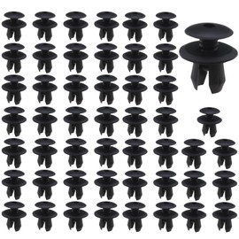 Pack of 50 Trim Clips Mounting Clips Car 70186729901 701867299 for VW T4 T5, Trim Clips, Door Trim Mounting Clips, Black