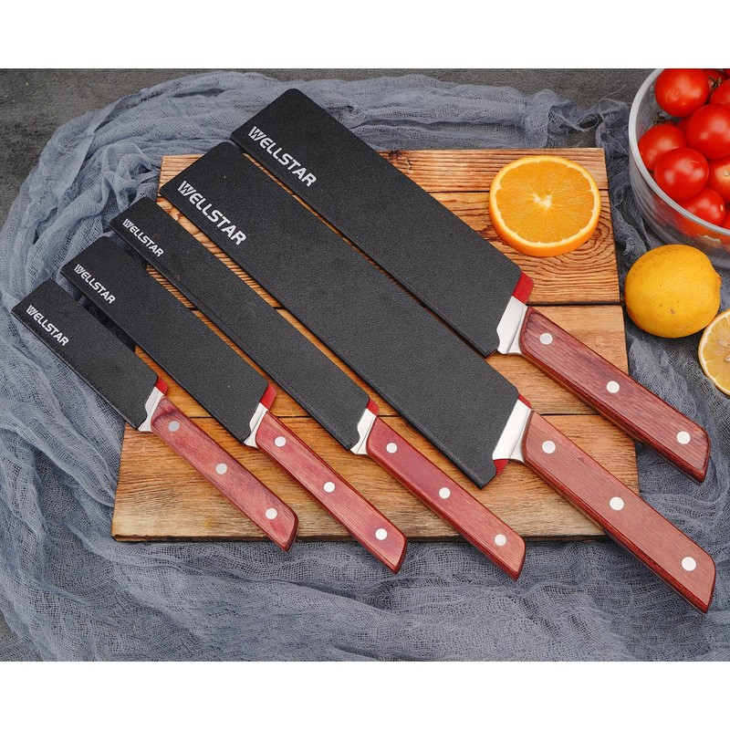 WELLSTAR Knife Edge Guards Set, 5 Piece Universal Blade Covers,