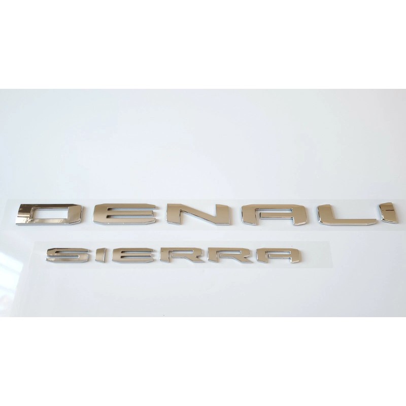 GMC Chrome Rear Tailgate DENALI Sierra Emblem GMC Sierra 1500
