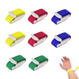 DEANKEJI Elastic Bandage Pack of 8 Elastic Bandages, Colourful Bandages, Elastic Bandages, Compression Bandage with Buckles, Quick Buckle, for Camping, Hiking, Mountaineering