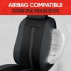 Motor Trend Gray Cloth Car Seat Covers for Front Seats