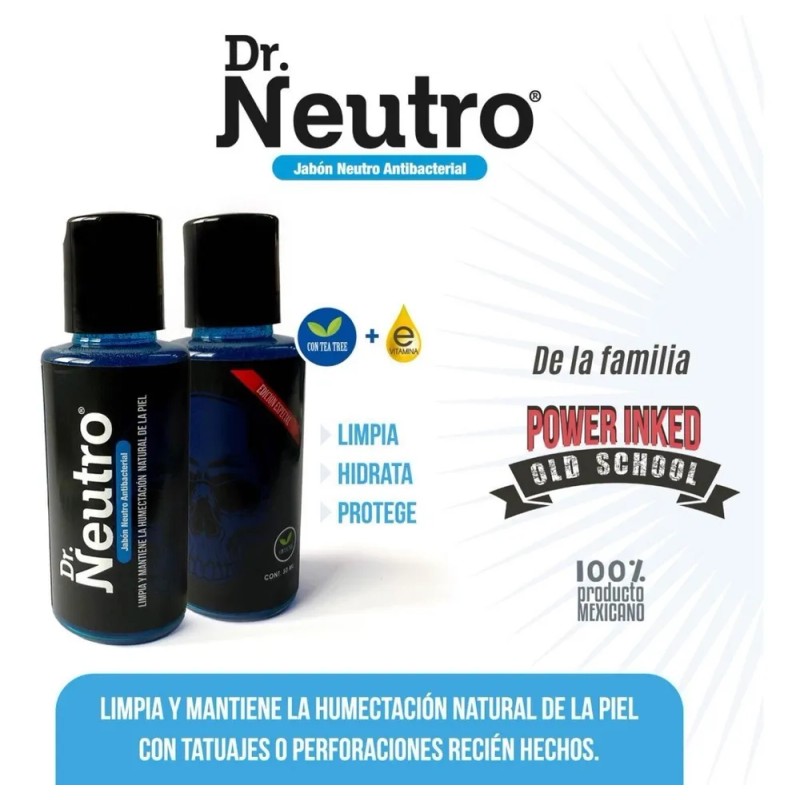 Jabón Para Tatuajes Dr. Neutro Power Inked