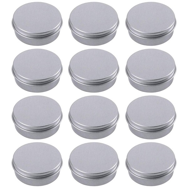 1 Ounce Aluminum Tin Jar Refillable Containers 30ml Aluminum Screw