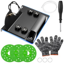 Lothee 45 Degree Tile Chamfering Tool, Angle Grinder Stand for 45° Chamfer Cutting Tile Chamfering Tools Compatible with 100 Type Angle Bracket Grinder Holder for Ceramic Stone Cutting(Black)