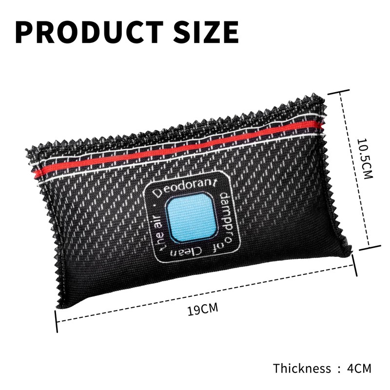 Kwak's Car Dehumidifier Bags Reusable, Portable Silica Gel Desiccant Packages