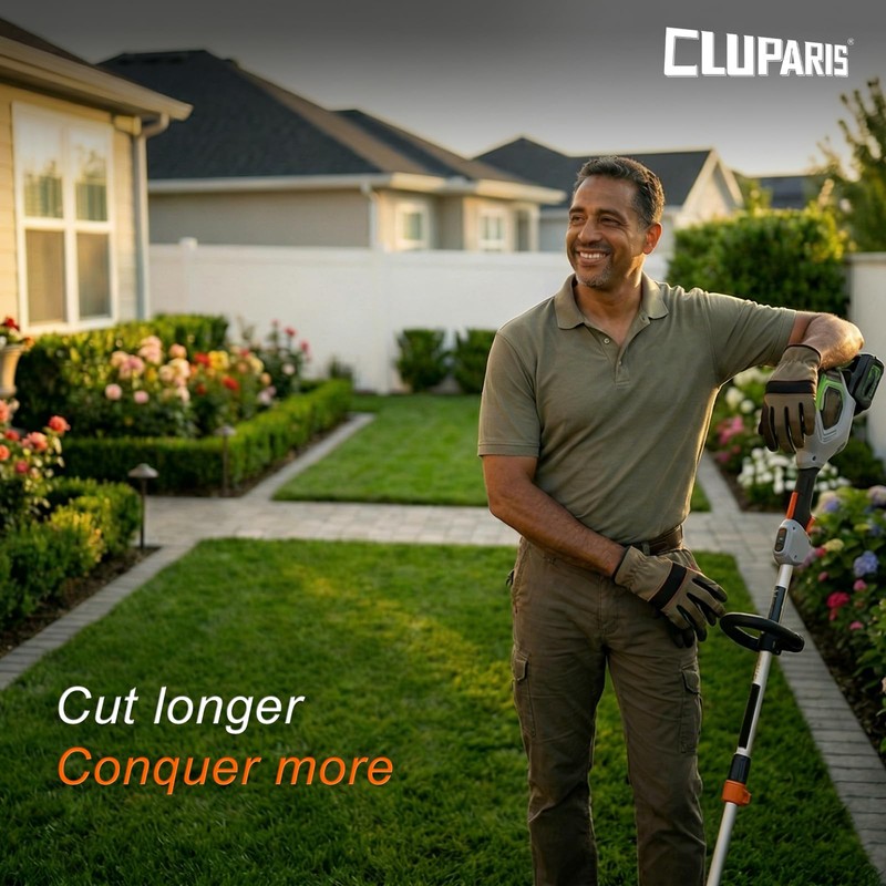 Cluparis .105-Inch Heavy Duty Trimmer Line, 1lb 237ft Professional Square