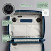 OneNine5 Wash Bag & Toiletry Bag for Women and Men