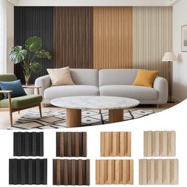 Samples 8 Pack 6" x 6" WPC Slat Wall Panels High Grille