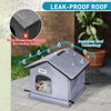 Tailtastic Weatherproof & Insulated Outdoor Cat House -Easy Assembly, Raised