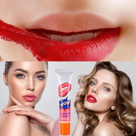 Labial Tinta Indeleble Larga Duración Peel Off Lip Gloss Máscara Tint Long Lasting impermeable Lip Gloss, larga duración, resistente al agua, con brillo de labios