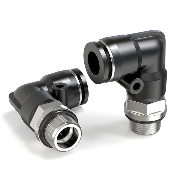 TAILONZ PNEUMATIC Male Elbow 10mm Tube OD x 3/8 Inch