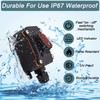 KarlKers IP67 Waterproof Inline Cord Switch, DPST 16A/250V 20A/125V AC
